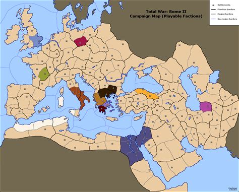 rome total war map